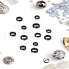 DELORIGIN 304 Stainless Steel Double Loops Keychain Rings FIND-DR0001-35A-7