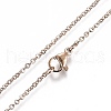 304 Stainless Steel Pendant Necklaces NJEW-Z006-01RG-2