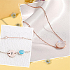 Beebeecraft 3Pcs Sterling Silver Chain Extender STER-BBC0006-76RG-6