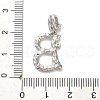 Rack Plating Brass Micro Pave Cubic Zirconia European Dangle Charms KK-L210-015P-B-3
