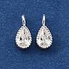 925 Sterling Silver Pave Clear Cubic Zirconia Charms STER-D306-04S-01-2