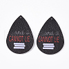PU Leather Big Pendants FIND-R072-10-B03-1