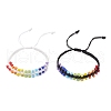 2Pcs Handmade Glass Seed Beaded Braided Bead Bracelets for Women BJEW-JB11946-2