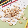 Unfinished Wood Beads & Pendants WOOD-TA0001-32-7