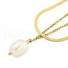 Mother's Day Jewellery Ion Plating(IP) 304 Stainless Steel Double Layer Necklaces NJEW-S426-05G-2
