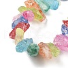 Natural Dyed Quartz Pointed Stick Beads Strands G-G791-15-01-2