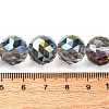 Transparent Electroplate Glass Beads Strands EGLA-N002-34E-F05-2
