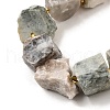 Raw Rough Natural Peace Jade Beads Strands G-Z087-B19-4