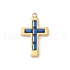 304 Stainless Steel Rhinestone Pendants STAS-L022-085G-11-1
