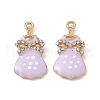 Alloy Rhinestone Pendants ENAM-B053-01G-03-2