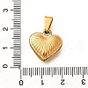 201 Stainless Steel Pendants STAS-Q344-02C-G-3