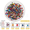 SOFPLATE Electroplate Faceted AB Color Plated Transparent Glass Beads EGLA-SP0001-20B-2