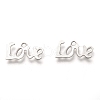 Non-Tarnish 201 Stainless Steel Charms STAS-C017-07P-2