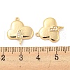 Brass Micro Pave Cubic Zirconia Pendants KK-P250-12G-3