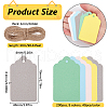 SOFPLATE 2 Sets Paper Blank Bookmarks AJEW-SP0001-29A-2