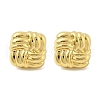 Square 304 Stainless Steel Stud Earrings for Women EJEW-A125-63G-4