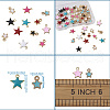 Alloy & Brass Enamel Charm Sets ENAM-TA0001-10-23