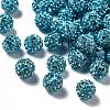Pave Disco Ball Beads X1-RB-A130-10mm-3-2
