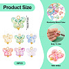 50Pcs Acrylic Pendants PALLOY-TAC0144-3