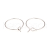 316L Surgical Stainless Steel Hoop Earring Findings STAS-G229-07P-08A-2