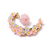 Glass Seed Beaded Pendants PALLOY-MZ00602-01-3