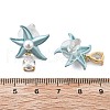 Brass Cubic Zirconia Stud Earrings EJEW-D301-03G-03-5