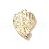 Brass Micro Pave Cubic Zirconia Pendants KK-D071-04G-1