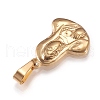 201 Stainless Steel Pendants STAS-N096-09G-3