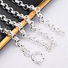 304 Stainless Steel Rolo Chain Necklaces NJEW-Q013-11S-4