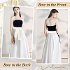 Satin Cloth Ribbon Wrap Around Chain Belt AJEW-WH0314-198B-5