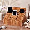 36-Grid Wooden Cell Phone Storage Box AJEW-WH0348-93C-5