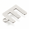 201 Stainless Steel Charms STAS-C021-06P-E-3