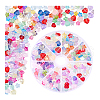   4 Strands 4 Styles Transparent Glass Beads Strand GLAA-PH0003-35-7