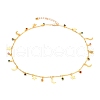 Brass Enamel Charm Bracelets SJEW-JS01132-3