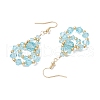 304 Stainless Steel Dangle Earrings EJEW-JE06368-02-3