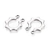 304 Stainless Steel Pendants STAS-T065-02P-2