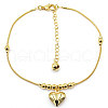 Heart Brass Charm Anklets for Women FS-WG07704-01-5