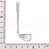 Rack Plating Alloy Big Pendants FIND-N005-68P-3