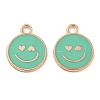 Alloy Enamel Pendants PALLOY-S192-04G-01-1