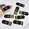 SUPERFINDINGS 4 Pairs 4 Styles Polyester Fiber Epaulettes DIY-FH0007-14A-3