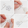 Beebeecraft 2Pcs 925 Sterling Silver Pinch Bails STER-BBC0007-54-5