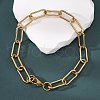304 Stainless Steel Paperclip Chains STAS-I146-01G-1