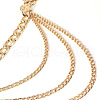 Flat Round Alloy Curb Chain Waist Beads FS-WGC6A1A-01-2