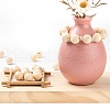 100Pcs 10 Style Unfinished Natural Wood European Beads WOOD-LS0001-02-6