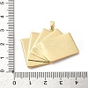 Brass Micro Pave Cubic Zirconia and Enamel Pendants KK-Q098-17G-A-3