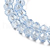 Transparent Baking Paint Glass Beads Strands X1-DGLA-A034-T4mm-D13-3