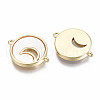 Freshwater Shell Links Connectors KK-S356-211G-NF-2