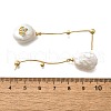 Crown Brass Stud Earrings EJEW-Z086-14G-5