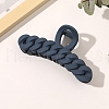 Large Frosted Acrylic Hair Claw Clips OHAR-PW0003-020M-1