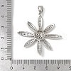 Brass Micro Pave Cubic Zirconia Pendants KK-M322-27P-3